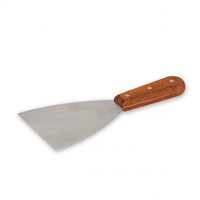 Grill / Pan Scraper with Wooden Handle 115 x 100mm Blade