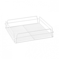 Glass Basket White PVC 355x355x75mm