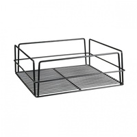 Glass Basket Black PVC 355x355x125mm