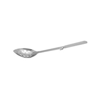 Buffet Serving Spoon w Hook Stainless Steel Perforated 380mm