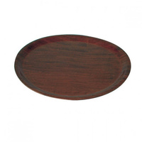 Wooden Tray, Round, Mahogany, 435mm