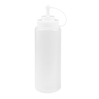 Sauce Squeeze Bottle with Cap Clear 1L
