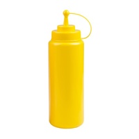 Sauce Squeeze Bottle with Cap Yellow 1L
