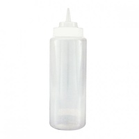 Sauce Squeeze Bottle Clear 1L Set of 12