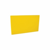 Cutting / Chopping Board Poly Yellow (HACCP Raw Poultry) 380x510x13mm