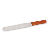 Spatula / Palette Knife with Flat Blade and Wooden Handle 250mm