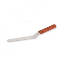 Spatula / Palette Knife with Cranked Blade and Wooden Handle 200mm