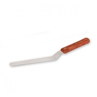 Spatula / Palette Knife with Cranked Blade and Wooden Handle 300mm