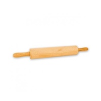 Rolling Pin Wooden with Stainless Steel Ball Bearings 330mm