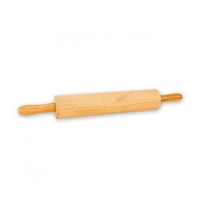Rolling Pin Wooden with Stainless Steel Ball Bearings 380mm