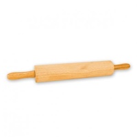 Rolling Pin Wooden with Stainless Steel Ball Bearings 450mm