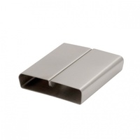 Buffet Card Holder Flat Stainless Steel