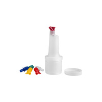 Cater-Rax Juice Pourer Round Includes 6 Spouts 500mL