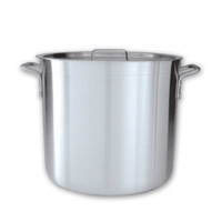 Stockpot with Cover Aluminium Reinforced Rim 8 Litre