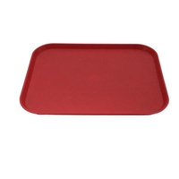 Fast Food Tray Polypropylene Red 350 x 450mm
