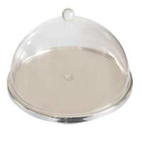 Cake Display Stand w Acrylic Dome Cover 330x70mm