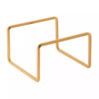 Art De Gourmet Riser S/Steel Gold 200x200x128mm