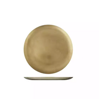 Vintage Servingware S/S Round Coupe Plate 210mm Gold Pack of 6