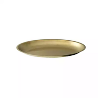 Vintage Servingware S/S Oval Deep Tray 300mmx182mm Gold Pack of 6