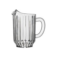 Beverage Jug Clear High Quality SAN Plastic 1.8 Litre Set of 6