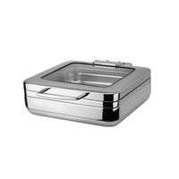 Athena Induction Chafer, Prince, 2/3 Size, Stainless Steel & Glass Lid
