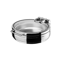 Athena Induction Chafer, Regal, Round 380mm, Stainless Steel & Glass Lid