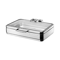Athena Induction Chafer, Regal, 1/1 Size, Stainless Steel & Glass Lid