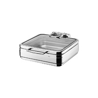 Athena Induction Chafer, Regal, 2/3 Size, Stainless Steel & Glass Lid
