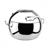 Athena Soup Station Induction Chafer 11L Stainless Steel & Glass Lid w Stand