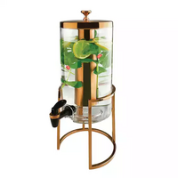 Crescent Juice Dispenser S/Steel Rose Gold 5 Litre