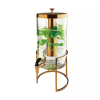 Crescent Juice Dispenser S/Steel Rose Gold 8 Litre