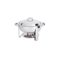 Round Chafer Stainless Steel 3.5L w Round Pan