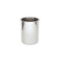 Bain Marie Canister Stainless Steel Round 2 Litre