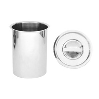 Bain Marie Canister & Cover / Lid 3 Litre Stainless Steel