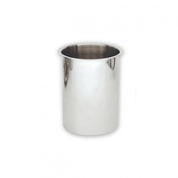 Bain Marie Canister Stainless Steel Round 6 Litre