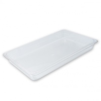 Food Pan Clear Polycarbonate 1/1 GN 100mm