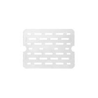Clear Polycarbonate Drain Plate for 1/2 GN Pan