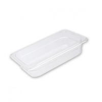 Food Pan Clear Polycarbonate 1/4 GN 65mm