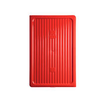 Gastroplast Food Pan Cover Polypropylene Red 1/1 Size