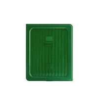 Gastroplast Food Pan Cover Polypropylene Green 1/2 Size