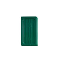 Gastroplast Food Pan Cover Polypropylene Green 1/3 Size