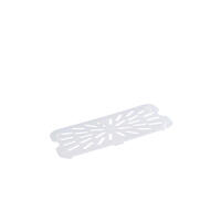 Gastroplast Opaque Polypropylene Food Pan Drain Plate for 1/3 size