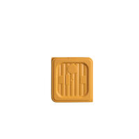 Food Pan Cover Polypropylene Yellow 1/6 Size