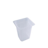 Gastroplast Food Pan Polypropylene Opaque 1/6 Size, 2.5L