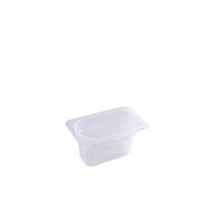 Gastroplast Food Pan Polypropylene Opaque 1/9 Size,  0.75L