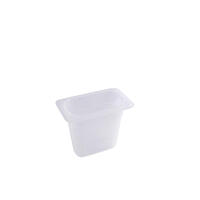 Gastroplast Food Pan Polypropylene Opaque 1/9 Size,  1.0L