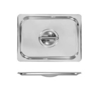 Steam Pan Lid / Cover Stainless Steel 1/2 Size 325 x 265mm