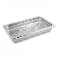 Anti-Jam Steam Pan Perforated Stainless Steel 1/1 GN 100mm