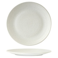 Zuma Frost Round Plate Ribbed 310mm Set of 3