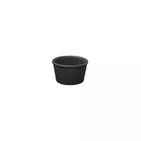 ZUMA CHARCOAL RAMEKIN-RIBBED, 85x50mm (6)